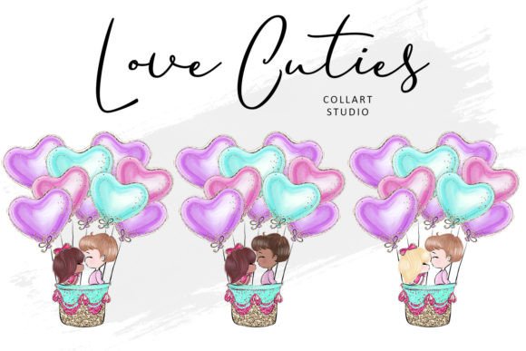 Download Cute Valentine's Illustrations, Love - Illustration Collection