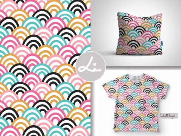 Download Colorful Abstract Fish Scales Pattern - Premium Resources