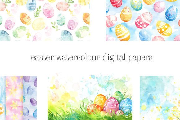 Download Spring Easter Watercolour Bundle - Premium Bundle