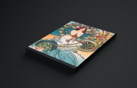 Download Illustration of a Young Lady by the Sea - Illustration Collection