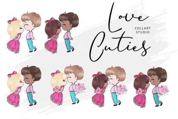 Download Cute Valentine's Illustrations, Love - Illustration Collection