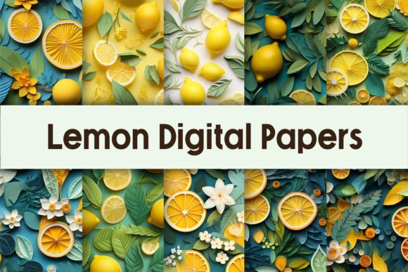 Download Lemon Digital Papers Background - Lemon digital papers Collection