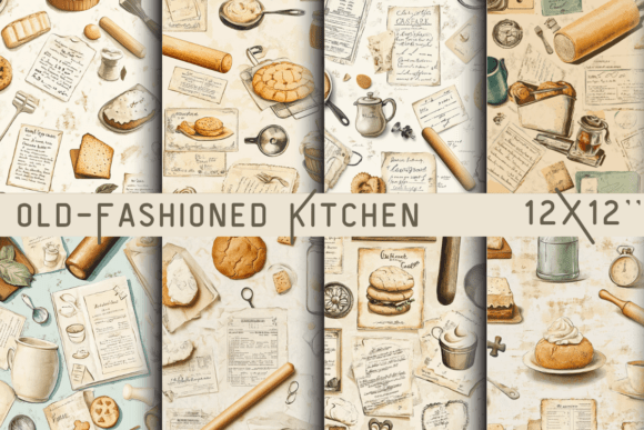 Download Old-Fashioned Kitchen Backdrop - Backdrop Collection