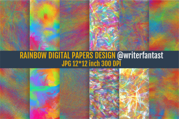 Download Rainbow Digital Papers, Rainbow Backdrop - Backdrop Collection